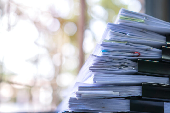 Stack of documents