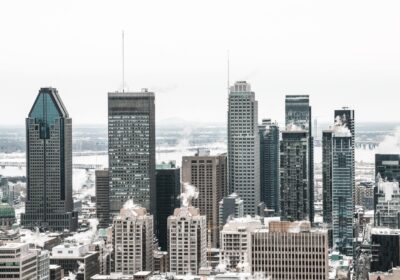 Blog Aerial photograph of city skyscrapers