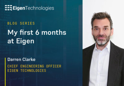 BLOG My first 6 months at Eigen